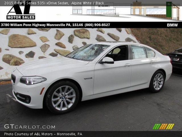 2015 BMW 5 Series 535i xDrive Sedan in Alpine White