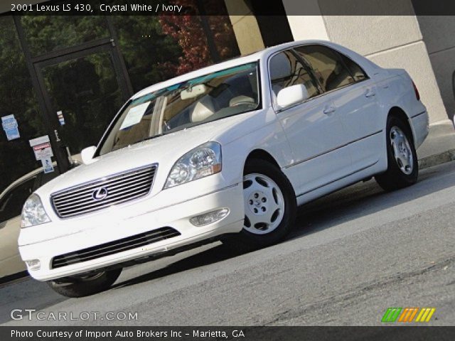 2001 Lexus LS 430 in Crystal White