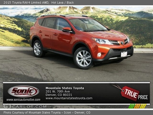 2015 Toyota RAV4 Limited AWD in Hot Lava