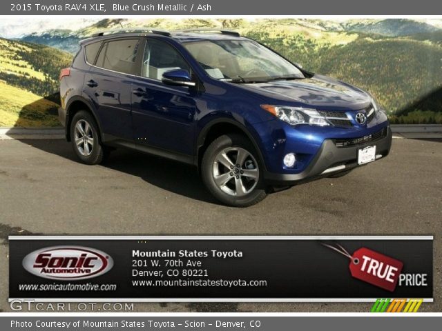 2015 Toyota RAV4 XLE in Blue Crush Metallic