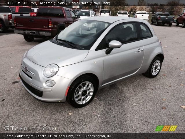 2013 Fiat 500 Pop in Argento (Silver)