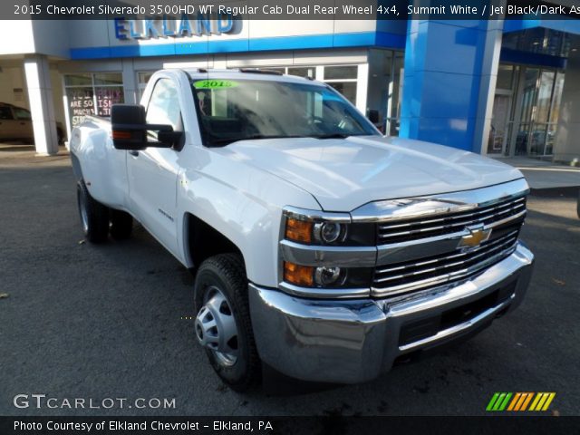 2015 Chevrolet Silverado 3500HD WT Regular Cab Dual Rear Wheel 4x4 in Summit White