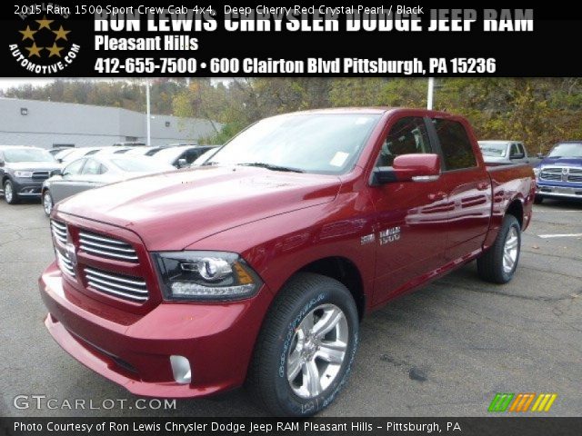 2015 Ram 1500 Sport Crew Cab 4x4 in Deep Cherry Red Crystal Pearl