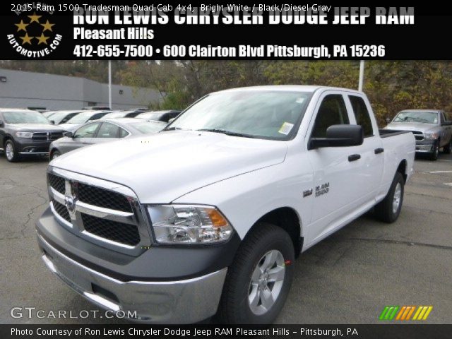 2015 Ram 1500 Tradesman Quad Cab 4x4 in Bright White