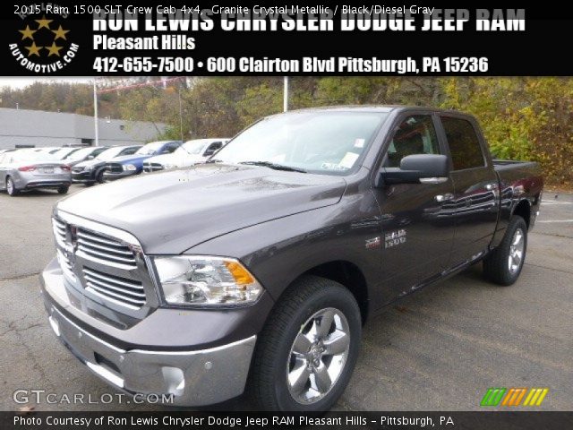 2015 Ram 1500 SLT Crew Cab 4x4 in Granite Crystal Metallic