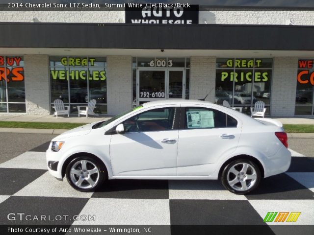 2014 Chevrolet Sonic LTZ Sedan in Summit White
