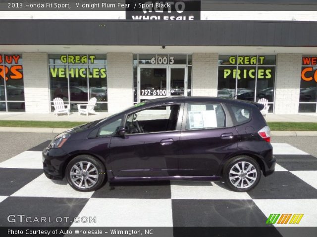 2013 Honda Fit Sport in Midnight Plum Pearl