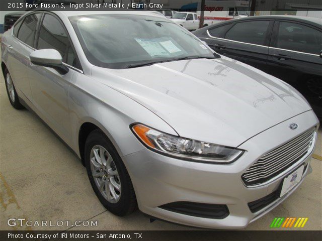 2015 Ford Fusion S in Ingot Silver Metallic