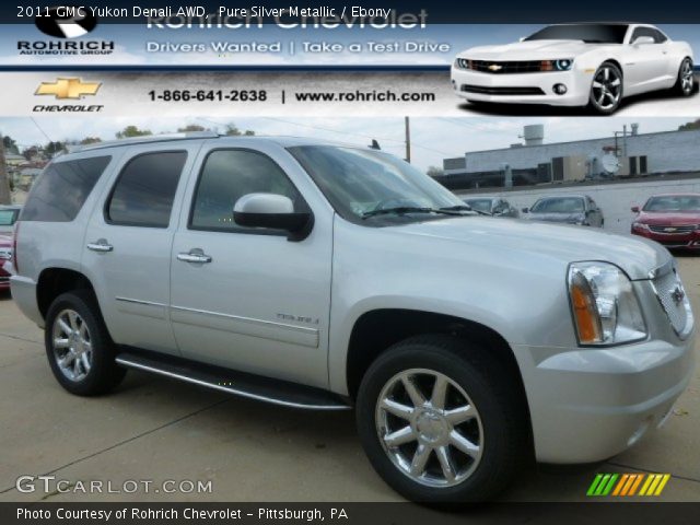 2011 GMC Yukon Denali AWD in Pure Silver Metallic