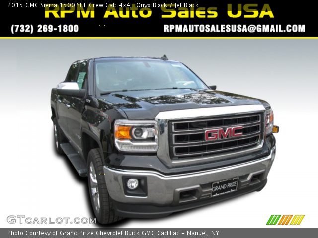 2015 GMC Sierra 1500 SLT Crew Cab 4x4 in Onyx Black