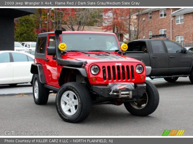 2009 Jeep Wrangler X 4x4 in Flame Red