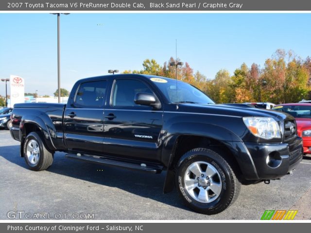 2007 Toyota Tacoma V6 PreRunner Double Cab in Black Sand Pearl