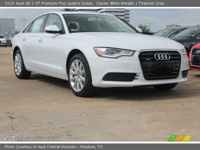 2015 Audi A6 2.0T Premium Plus quattro Sedan in Glacier White Metallic