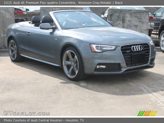 2015 Audi A5 Premium Plus quattro Convertible in Monsoon Gray Metallic