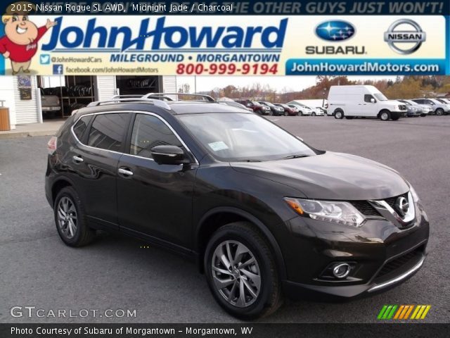 2015 Nissan Rogue SL AWD in Midnight Jade