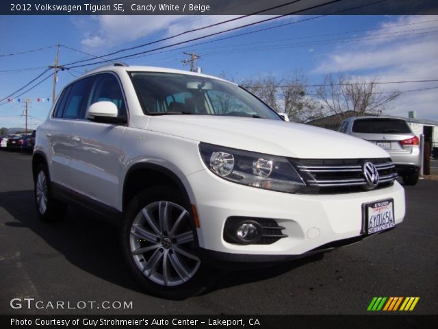 2012 Volkswagen Tiguan SE in Candy White