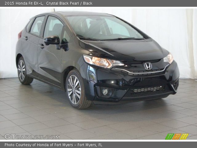 2015 Honda Fit EX-L in Crystal Black Pearl