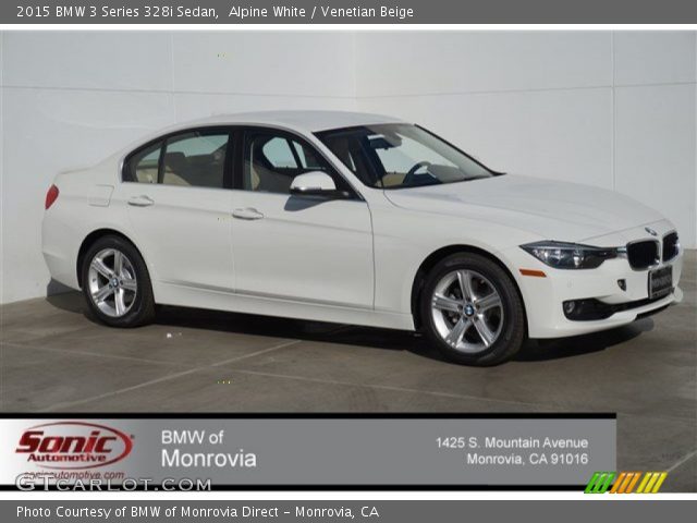 2015 BMW 3 Series 328i Sedan in Alpine White