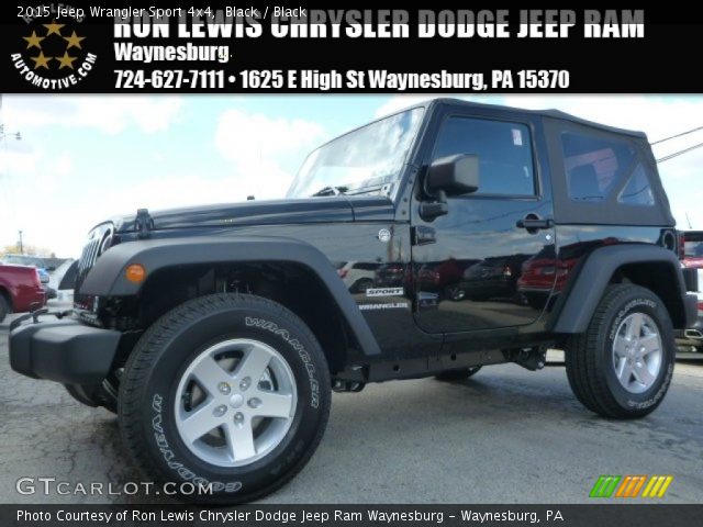 2015 Jeep Wrangler Sport 4x4 in Black