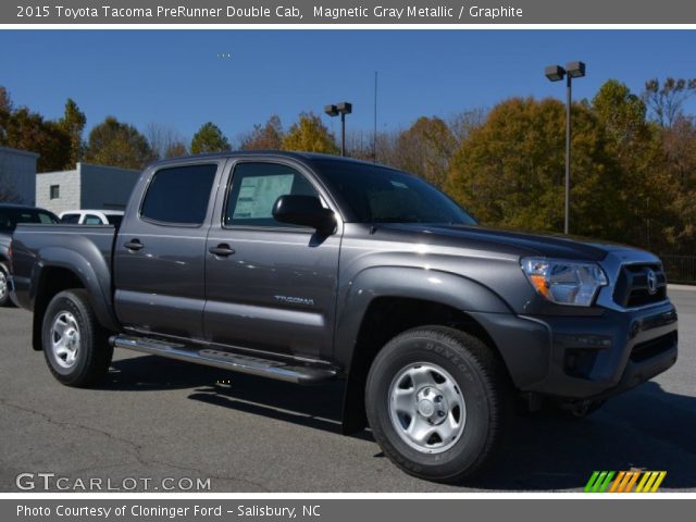 2015 Toyota Tacoma PreRunner Double Cab in Magnetic Gray Metallic