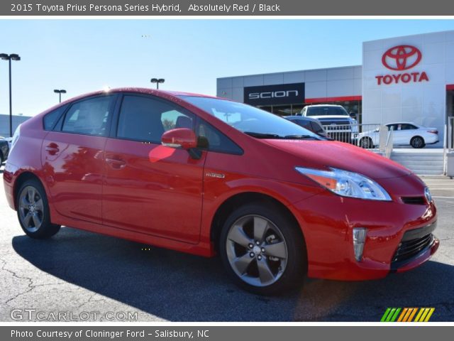 2015 Toyota Prius Persona Series Hybrid in Absolutely Red