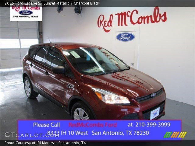 2015 Ford Escape S in Sunset Metallic