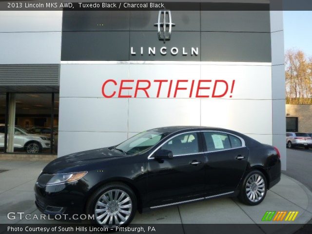 2013 Lincoln MKS AWD in Tuxedo Black