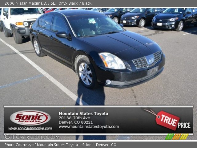 2006 Nissan Maxima 3.5 SL in Onyx Black