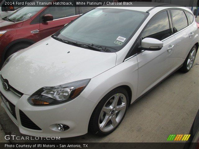 2014 Ford Focus Titanium Hatchback in White Platinum