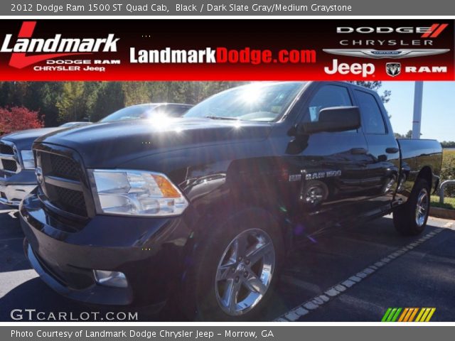 2012 Dodge Ram 1500 ST Quad Cab in Black