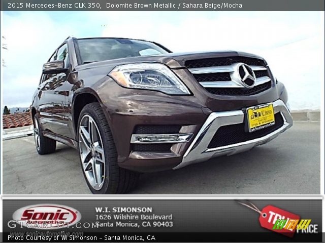 2015 Mercedes-Benz GLK 350 in Dolomite Brown Metallic