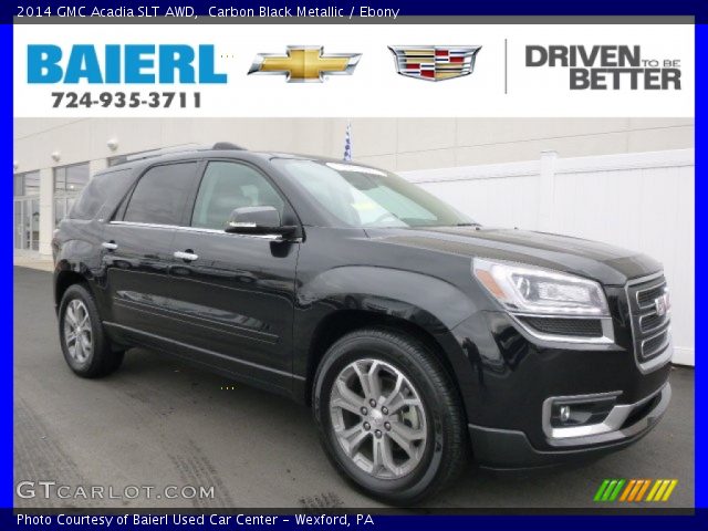 2014 GMC Acadia SLT AWD in Carbon Black Metallic