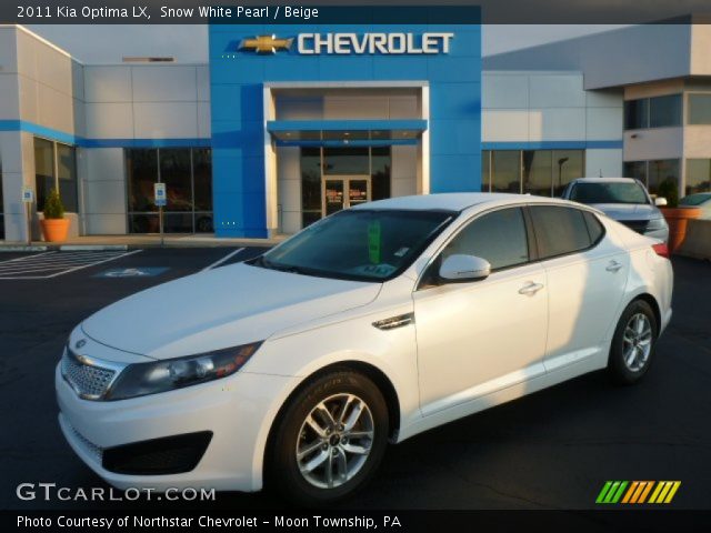 2011 Kia Optima LX in Snow White Pearl
