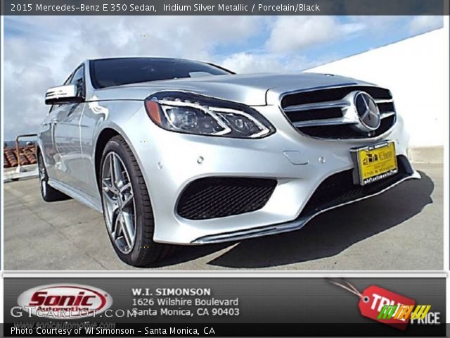 2015 Mercedes-Benz E 350 Sedan in Iridium Silver Metallic