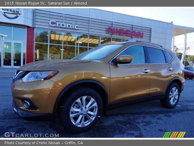 2015 Nissan Rogue SV in Saharan Sun