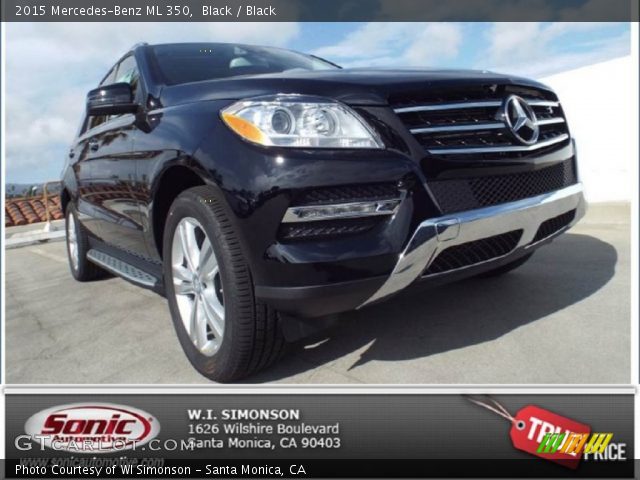 2015 Mercedes-Benz ML 350 in Black