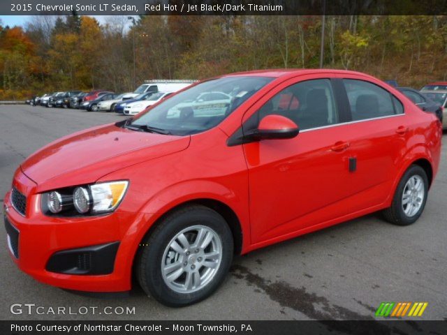 2015 Chevrolet Sonic LT Sedan in Red Hot