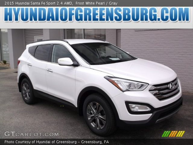 2015 Hyundai Santa Fe Sport 2.4 AWD in Frost White Pearl