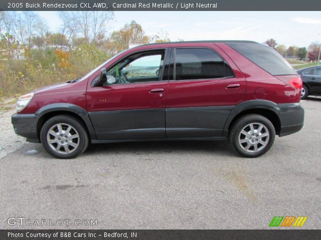 2005 Buick Rendezvous CXL AWD in Cardinal Red Metallic