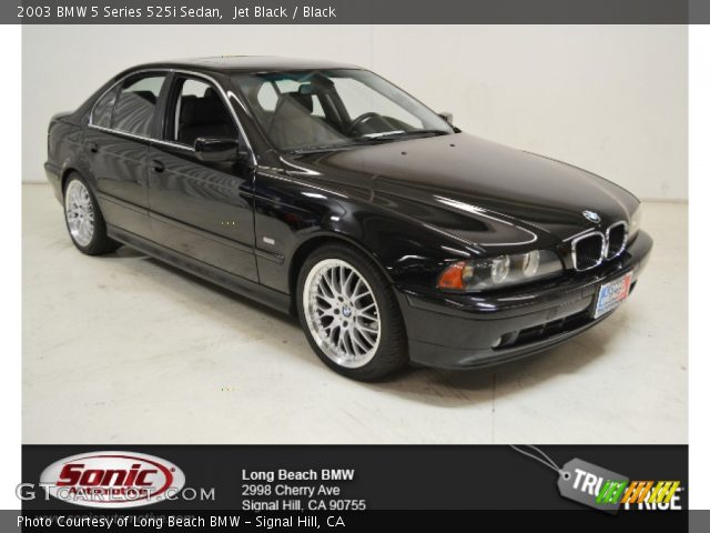 2003 BMW 5 Series 525i Sedan in Jet Black