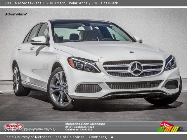 2015 Mercedes-Benz C 300 4Matic in Polar White