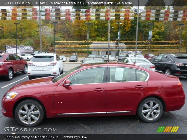 2011 Lexus GS 350 AWD in Matador Red Mica