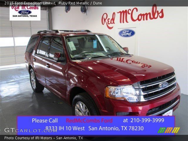2015 Ford Expedition Limited in Ruby Red Metallic