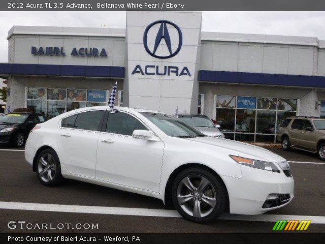 2012 Acura TL 3.5 Advance in Bellanova White Pearl