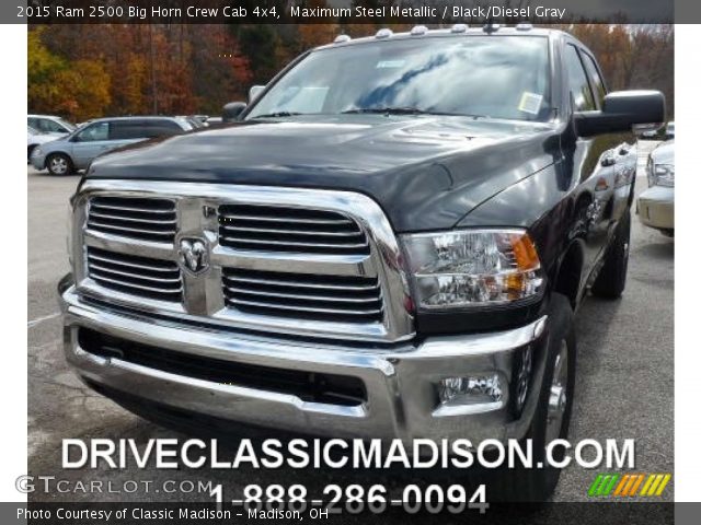 2015 Ram 2500 Big Horn Crew Cab 4x4 in Maximum Steel Metallic