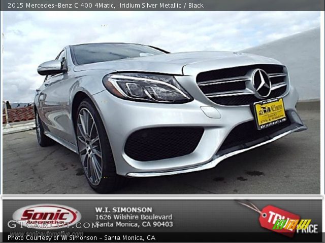 2015 Mercedes-Benz C 400 4Matic in Iridium Silver Metallic