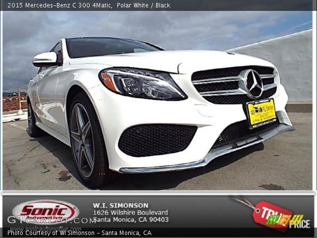 2015 Mercedes-Benz C 300 4Matic in Polar White