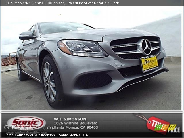 2015 Mercedes-Benz C 300 4Matic in Paladium Silver Metallic