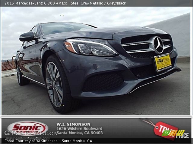 2015 Mercedes-Benz C 300 4Matic in Steel Grey Metallic