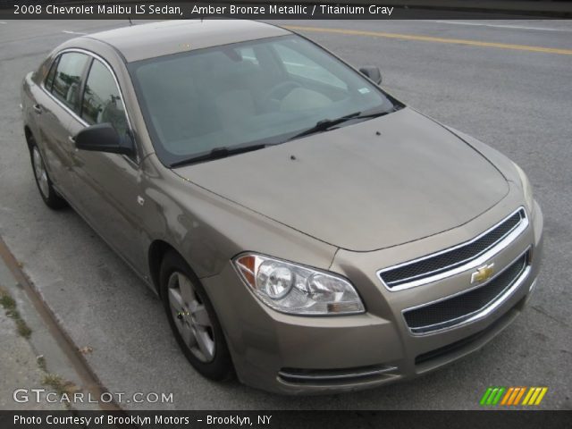 2008 Chevrolet Malibu LS Sedan in Amber Bronze Metallic